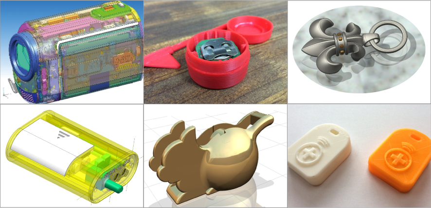 メイカーズファクリーの3DCADデータ作成実績